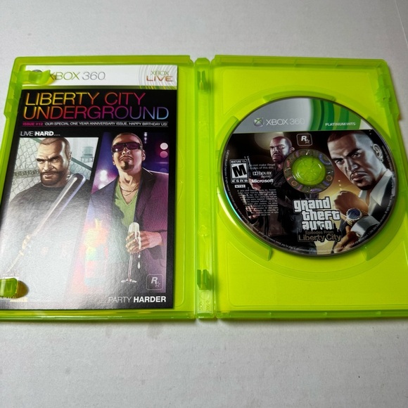 Grand Theft Auto Episodes From Liberty City Xbox 360 + Map - Picture 3 of 6